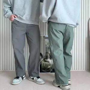 [하프클럽/셀럽하우스]여성와이드팬츠 기모안감 밴딩 데일리 겨울바지