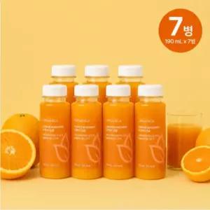 올가니카 오렌지 감귤 클렌즈 주스 190mL 7병