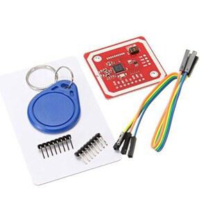 HiLetgo PN532 NFC NXP RFID 모듈 V3 키트 근거리 무선 통신 리더 I2C SPI HSU와 아두이노 라즈베리 파이 DIY 스마트폰용 S50 화이트 카드 키 지원