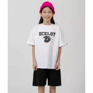 매장정품 OCELOT JUNIOR 보드 헬멧 반팔티셔츠 화이트 OCLTSJ-56
