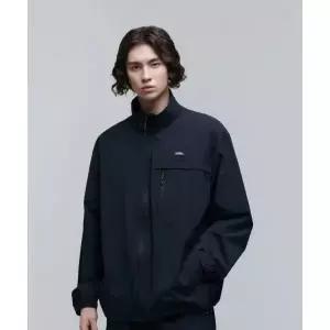 [백화점 정품] 내셔널지오그래픽 N252UFT942 경량 우븐 하이넥 풀집업 CARBON BLACK