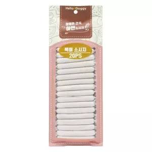 하얀소시지 북어 강아지간식 20개입 /북어소시지/고단백/저지방/영양보충/철분비타민