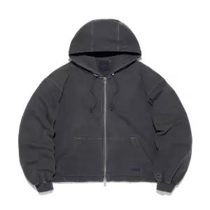 리 다잉 크롭 후드 집업 피그먼트 챠콜 LE2601HZ05PO 6003725