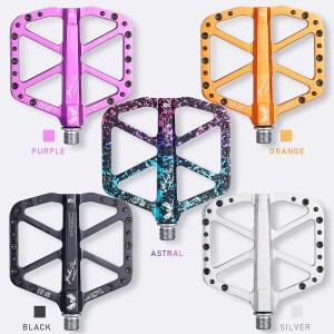 KRSEC VS 자전거 페달 알루미늄 합금 초경량 씰 3 베어링 MTB 액세서리 Mountain Road Bike Bearing Pedal