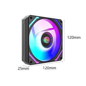 UPSIREN WF-120 ARGB PWM 3PCS 섀시 fanARGB120mm/4PIN 컬러 무선 스티칭 컴퓨터 방열 팬