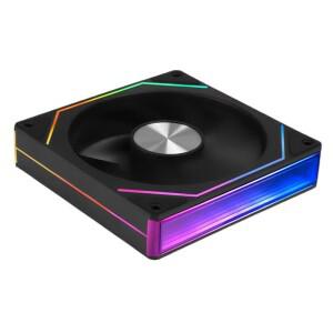 UPSIREN UF-3 Prism 7PRO 컴퓨터 케이스 냉각 팬, 양면 풀 렌즈, 12CM ARGB 마더보드 동기화, CD 패턴 축