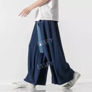 일본 화이트 바지 유카타 의상 잠옷
