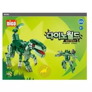 다이노월드 벨로키랍토르 변신로봇 블럭 공룡완구