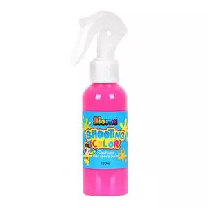 미술놀이 스프레이 물감 슈팅 컬러 120ml (형광분홍) 유아