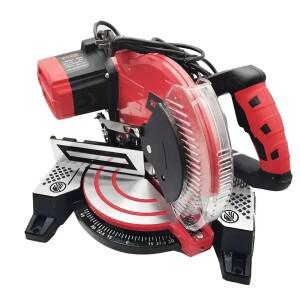 220V 1800W 마이터쏘 알루미늄 기계 10인치 45도 절단 원형톱 고정밀 목재