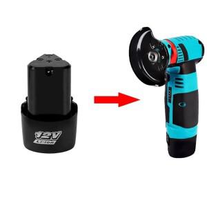 새로운 범용 12V 1500mAh 배터리 전기 스크루 드라이버 드릴 미니 앵글 그라인더 도구에 대 한 충전식 리