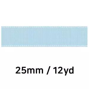 (리본) 골직 스티치 롤 (폭 25mm) (하늘)끈 공예 원단 포장