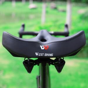 WEST BIKING 넓어진 자전거 새들, 인체 공학적 두껍고 편안한 충격 흡수, MTB 전기 쿠션, 액세서리