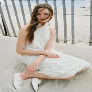 ZARA ZW 컬렉션 홀터넥 원피스 - 화이트 2110/146/250