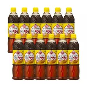 옛날 쌀엿(조청) 1.2KG 12개 조미료 한과 고구마맛탕 물엿 가정용