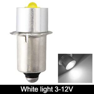 P13.5S E10 BA9S 베이스 5W LED 업그레이드 전구 화이트 매글라이트 플래시라이트 6500K 3W DC 교체 작업
