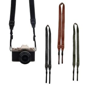 DSLR 디지털 SLR 용 Sony/Nikon/Canon 벨트 용 휴대용 카메라 스트랩 조정 가능한 PU 가죽 카메라 어깨 목