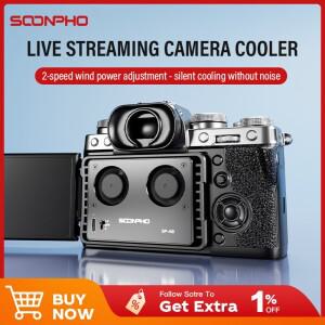 SOONPHO SP-A8 카메라 냉각 팬 Sony Canon FUJI A7M4 ZVE1 A6700 A7C2 ZVE10 ZV1 R5 90D XS10 XT4 X-H2S Ds