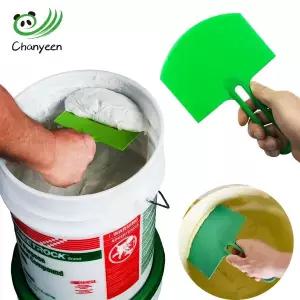 1Pc 곡선 버킷 특종 퍼티 나이프 스크레이퍼 스패클 페인트 마른 벽에서 나온 마무리 석고 긁기 데칼 패치