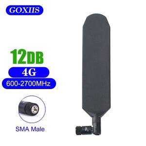 4G 3G GSM LTE 와이파이 라우터 안테나 12dbi 698-2700MHZ 범용 광대역 무지향성 패들 안테나 SMA 수