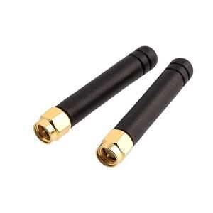 2pcs 433MHz LoRa 안테나 옴니 고이득 3dBi SMA 남성 미니 고무 안테나 무선 트랜시버 모듈 드론 액세서리