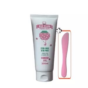 팀스모어 꿀곰 인샤워 각질케어 제모크림 200ml+스파