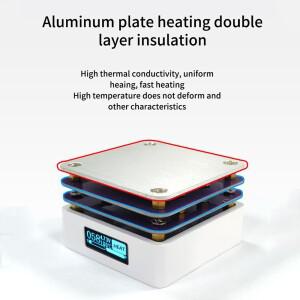 G3061 PD65W 미니 핫 플레이트 디지털 납땜 예열 재 작업 스테이션 PCB SMD 보드 가열 테이블 수리 도구