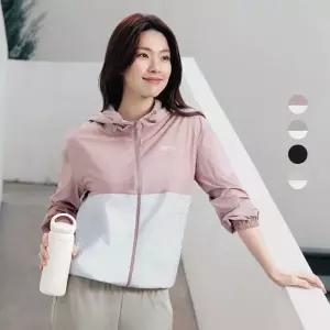 [백화점 정품] 프로젝트M 여성 세미오버핏 나일론 스판 후드 바람막이 EYF2JJ2600