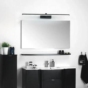 현대 LED 벽 램프 욕실 하드웨어 Sconce 3 색 조명 알루미늄 목욕 거울 라인 홈 장식 전등