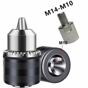 M10 앵글 그라인더 전기 핸드 드릴 소켓 척 변환 콜레트 퀵 체인지 m14 ~ 어댑터 125 유형