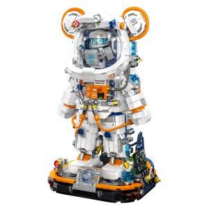 PANLOS 우주 비 빌딩 블록 LED 도시 공간과 크리 에이 티브 MOC DIY 로봇 벽돌 소년 성인 선물