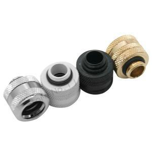 OD14mm 용 하드 튜브 피팅 키트 컴퓨터 물 냉각 아크릴 PETG 압축 커넥터 4pcs  팩