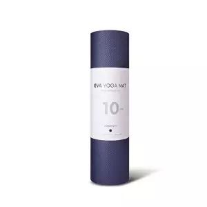 물결 무늬 미끄럼 방지 패턴 SP EVA 요가매트 10mm (네이비)-WFNHY5P