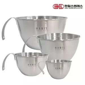 [한일스텐레스]한일 손잡이 계량믹싱볼4종세트