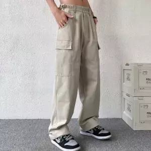 고품질 남자 건빵 바지 가을 데일리 일자 팬츠 스트릿패션룩 남자9부슬랙스 (WAE83B2)
