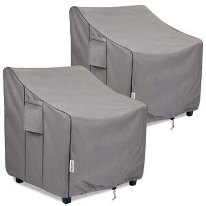 볼트링크 파티오 의자 커버 방수 헤비 듀티 야외 가구 커버 최대 36W x 37D x 36H 인치 -2 팩 장착 가능