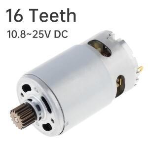 RS550 DC 모터 16 치아 10.8V/12V/14.4V/16.8V/18V/21V/25V 25000rpm 전기 드릴/스크루 드라이버/전동공구