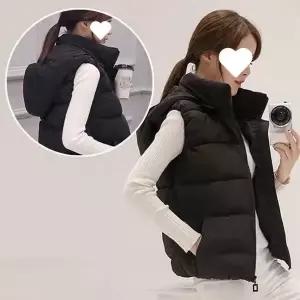 [하프클럽/셀럽하우스]예쁜 캐주얼 초경량 패딩조끼 베스트 따뜻한 보온조끼