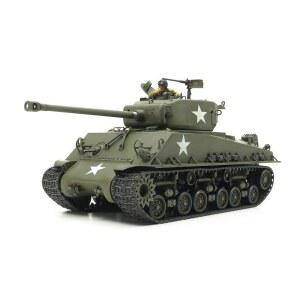 타미야 35346 1/35 미국 중형 탱크 M4A3E8 셔먼 플라스틱 모델 키트