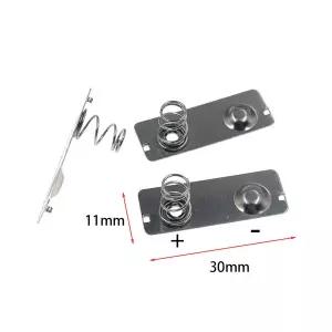 10PCS 30x11mm  - AA 배터리 5번째 배터리 스프링용 포지티브 네거티브 변환 스프링 접촉 플레이트