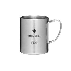 스노우 피크 이중벽 스테인리스 진공 단열 머그컵 가볍고 내구성이 뛰어나며 캠핑 300ml