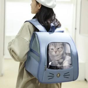 애완 동물 고양이 캐리어 가방 배낭 야외 통기성 휴대용 어깨 작은 개 수송
