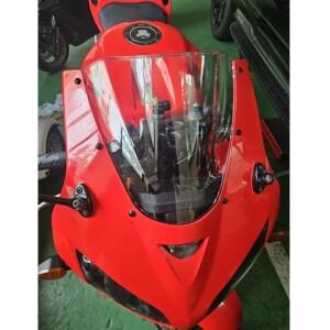 혼다 CBR600RR CBR RR F5 2005 오토바이 스크린 더블 버블 윈드쉴드 디플렉터 프로텍터