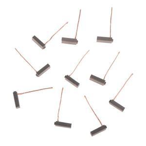 전기 탄소 브러시 자동차 전동공구 레귤레이터 낮은 구리 10개 5x7x19mm