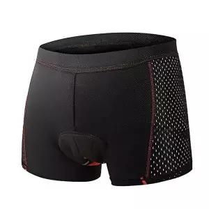 TBZ 자전거 라이더 3D 레드 쿠션 팬츠-XXL 자전거바지-WFNMQZG