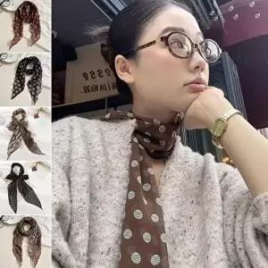 봄여름 개성있는 활용도 얇은 쉬폰머플러 쁘띠스카프-WFNNA4J