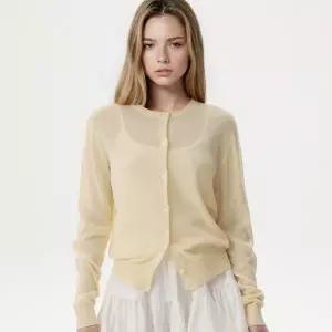 [롯데백화점]후아유 여성 Linen Blend Plain Cardigan WHCKG2524F