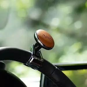 파워핸들봉 자동차 핸들 보조 손잡이 가죽 레더 핸들봉