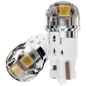 2pcss 슈퍼 T10 W5W Led 자동차 빛 Nichia 3030 Emc 칩 무극성 램프 전구 돔 번호판 조명 화이트 DC12-50V