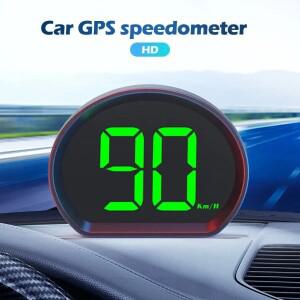 자동차 GPS 속도계 HUD 헤드업 디스플레이 디지털 계량기, KMH 플러그 앤 트럭 부품 액세서리